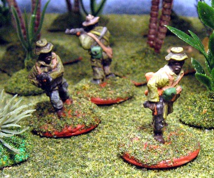 Warlord's force patrols the jungle