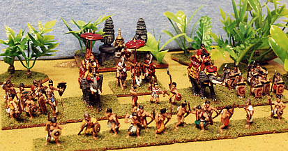 Khmer army arrayed