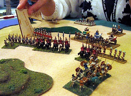 Egyptians prepare to close with Late Romans!