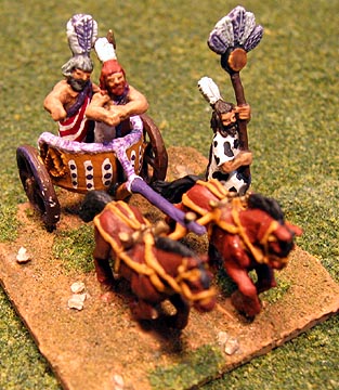Early Libyan general in his chariot
