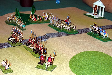 The forces close for that initial clash!