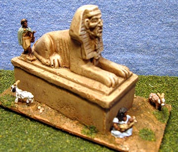 Side view of Nubian Sphinx camp