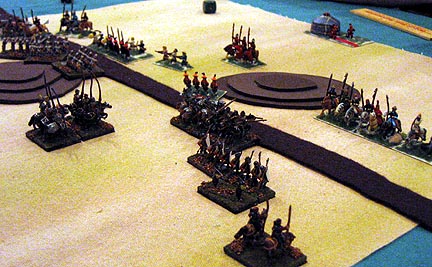 Italian Condotta try to hold off attack of Yuan Chinese