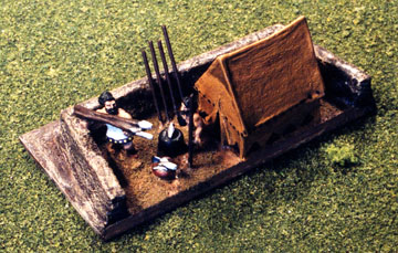 Armorer's tent camp for Philistines
