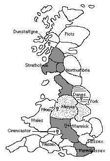 map for Autumn, 816 A.D.
