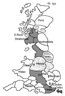 map for Winter, 816/817 A.D.