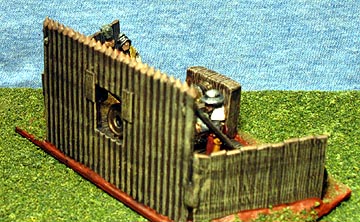 Frontal view of Medieval Bombard Camp