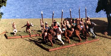 Lance-armed Greek cavalry
