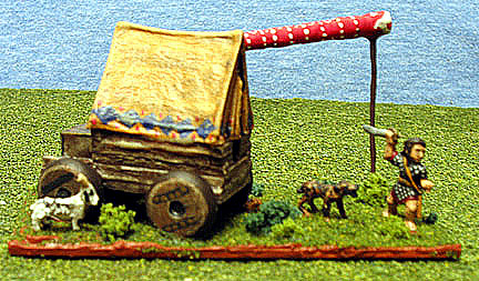 Sarmatian Camp with tented wagon