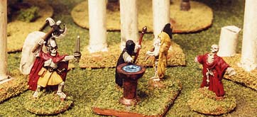 Undead Lich Necromancer and Minions