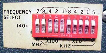photo of DIP switch