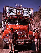 A truck on the road North