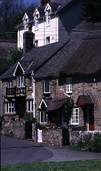 A hamlet outside Salcombe.  Sara's mom loved the thatch.