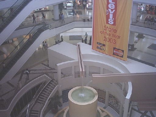 View from Fourth floor (to the fountain)