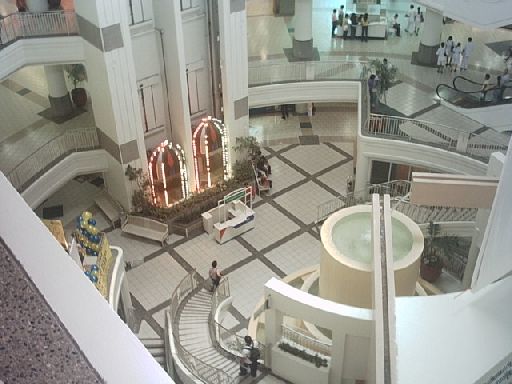 View of Fountain Area from the 4th floor