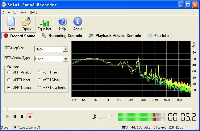 arial sound recorder