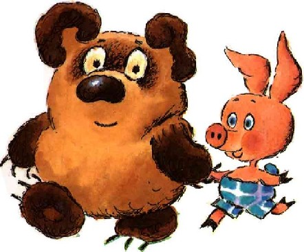 Vinnie the Pooh and Piglet travel to Africa to collect diamonds