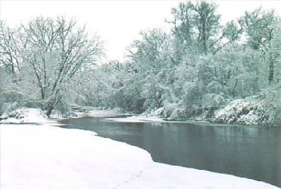 The Winter on Carleton's Cannon River