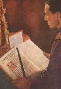 Reading an Epistle, Sermon style. 
