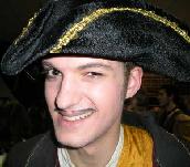 A roguish fellow with an arch glance 