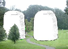 What the two giant watertanks sort of look like at Saint Olaf, no actual photo was available