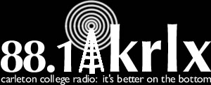 krlx studio is found in the basement of Sayles and due to interference with a snotty station in Minneapolis, purposely broadcasts only about 10 miles from the campus.  St. Olaf's radio station on the other side of town was the first radio station west of the Mississippi river in the 19th Century.
