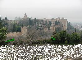 Well, okay, Olaf doesn't really look this tall, but I couldn't find another photo that conveyed the city on the hill image.  There is no wall, but the architecture is quite similar and it has a commanding view of the town below. 