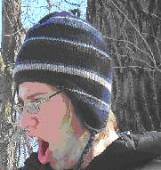 It's hard to get this actor to do a good characterization of anger, much like Gatorr is grinning like a fool in my movie during serious scenes.  But that's the jovial nature of most Carleton students.  They're having too much fun learning, even the sad lessons of life. 