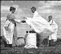 Nelson, Fisher & Frangquist on the Hill of Three Oaks, 1964