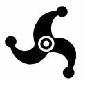 triskele, a celtic symbol of three-ness