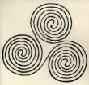 triskele, a celtic symbol of three-ness
