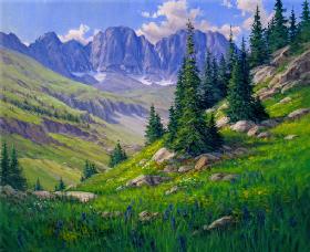 Summer in the mountains.