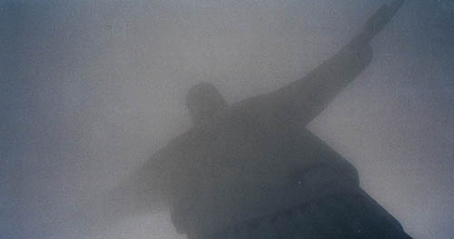 The cloud was moving so fast that, seconds later, old JC was in sunshine again