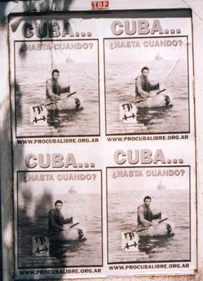 This poster was up all around the poorer districts of downtown