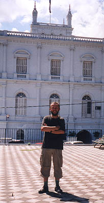 Picture credit: this was snapped for me by a member of the (armed) Palace Guard. Times have changed.
