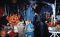 fun to watch kid's reactions to party decor... Don't be afraid eh...?
