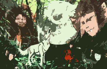 Wolfwood muse hungers for raw flesh and the scent of fresh blood