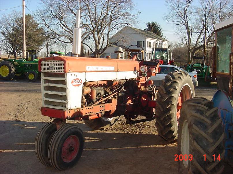 Farmall 560 at the dealer