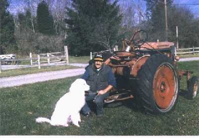 Mike, Teddy Graham, and Farmall AV