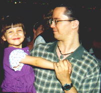 Dancing at Jacobson wedding in July '99