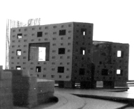 9 story office bldg. in urban setting