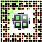 serpinsky gasket - based palimpsest