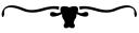 stylized longhorns