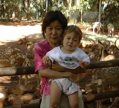 (Erika with deer)
