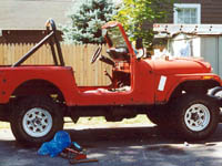 side view of the junkyard CJ-7