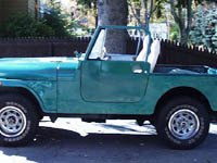 The CJ just after painting