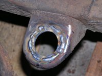 washer butt welded in