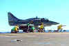 AF-1 falc�o no Porta Avi�es americano Nimitz