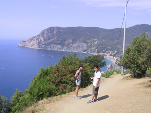 The hike from Monterossa to Vernazza - Cinque Terre, Italy