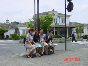 Train station, Japan, June 2001